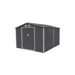 Trigano - abri de jardin métal anthracite 8, 25 m² + kit d'ancrage Trigano - abri de jardin métal anthracite 8, 25 m² + kit d'ancrage