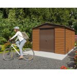 Yardmaster - abri de jardin métal aspect bois 10, 46 m² + kit d'ancrage Yardmaster - abri de jardin métal aspect bois 10, 46 m² + kit d'ancrage