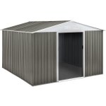 Abri jardin m�tal  dallas  - 8, 84 m� - taupe