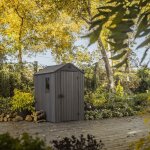 Keter - abri de jardin en résine 126x184, 5x205 cm 2, 3 m² gris - randan Keter - abri de jardin en résine 126x184, 5x205 cm 2, 3 m² gris - randan