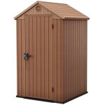Abri de jardin en r�sine keter darwin 4x4 bois
