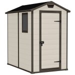 Abri de jardin en r�sine keter manor 4x6 beige