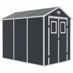 Habitat et jardin - abri de jardin résine 'texas' - 5. 23 m² - kit d'ancrage inclus - anthracite Habitat et jardin - abri de jardin résine 'texas' - 5. 23 m² - kit d'ancrage inclus - anthracite