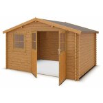 Abri de jardin saturne - bois marron - 10, 5 m�