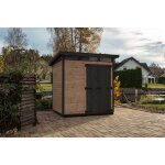 Abri de jardin strongbox l - robuste cabane à outils en bois avec fondation wpc résistante à l'humidité ... Abri de jardin strongbox l - robuste cabane à outils en bois avec fondation wpc résistante à l'humidité ...