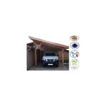 Abri une pente, 400cmx950cm, bois douglas fran�ais, carport, auvent, abri voiture