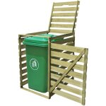 Maison chic - abri de poubelle cache - poubelle 240 l bois imprgn 13817