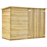 Abri � v�lo de jardin 232x110x170 bois de pin impr�gn�