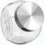 5five simply smart - bocal verre  bonbons couvercle inox 650ml - 5five