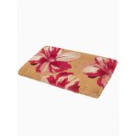 Ac - deco - paillasson antidrapant - l 76 x l 46 cm - fleurs de cerisier - livraison gratuite