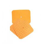 Ac - deco - set de 3 tapis d'évier - soft - orange - livraison gratuite Ac - deco - set de 3 tapis d'évier - soft - orange - livraison gratuite