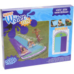 Ac - deco - toboggan aquatique  double voie, gonflable, 480 x 145 cm