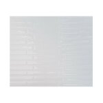 Carrelage adhesif 3d listel blanc access deco