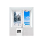 Accessoire climatiseur ventilateur optimea kit fenetre isolant universal pour clim mobile