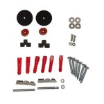 Accessoires pour console de lavabo.