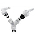 Accessoires - coude double g1' / 8 - 23 p149z - alcadrain