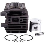 Accessoire pour dbroussailleuse cylindre piston kit 34mm compatible avec stihl fs55 fs45 br45 hl45 tondeuse ...