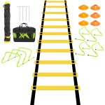 Accessoires d'entraînement de football jeux d'échelles de coordination Échelle de course à pied 42cm ... Accessoires d'entraînement de football jeux d'échelles de coordination Échelle de course à pied 42cm ...