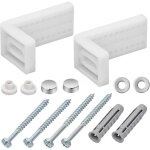 Accessoires de fixation de toilettes, vis fixation cuvette wc kit de fixation au sol pour cuvette de ...