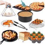 Accessoires pour friteuse à air (12 ensembles) - 7 pouces, les accessoires pour friteuse à air, adaptés ... Accessoires pour friteuse à air (12 ensembles) - 7 pouces, les accessoires pour friteuse à air, adaptés ...