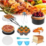 Accessoires pour friteuse à air (12 ensembles) - 8 pouces, les accessoires pour friteuse à air, adaptés ... Accessoires pour friteuse à air (12 ensembles) - 8 pouces, les accessoires pour friteuse à air, adaptés ...