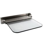 Reming - accessoires en inox - strapontin rabattable, verre / inox bross alt6