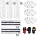 Accessoire pour nettoyeur vapeur karcher easyfix sc2 sc3 sc4 sc5 bonnettes microfibre lingettes serpilli�re ...