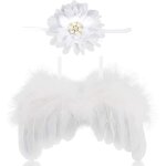 Accessoires de photographie nouveau - n - ailes d'ange bb plumes avec tenues de bandeau, accessoires ...