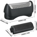 Compatible pour les accessoires de rasoir lectrique braun tte de coupe mesh 11b series 1 110 120 130 ...