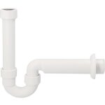 Accessoires - siphon en tube pour appareils, d 50 mm, blanc alpin 152. 702. 11. 1 - geberit