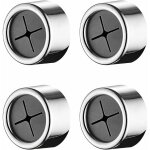 Accroche torchon, 4 pi�ces crochets de serviette auto - adh�sifs, crochets ronds auto - adh�sifs pour ...