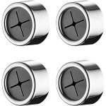 Accroche torchon, 4 pi�ces crochets de serviette auto - adh�sifs, crochets ronds auto - adh�sifs pour ...