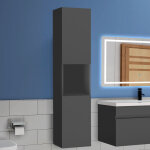 Acezanble 30(l)x30(p)x131. 5(h)cm acezanble meuble salle de bain anthracite meuble colonne salle de bain ... Acezanble 30(l)x30(p)x131. 5(h)cm acezanble meuble salle de bain anthracite meuble colonne salle de bain ...