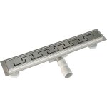 Acezanble - caniveau de douche italienne en acier inox siphon sol d'vacuation pour salle de bain rectangulair ...