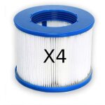 Cartouche filtre spa  vis lot de 4