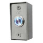 Bouton poussoir - no / nf - boitier inox - saillie - avec anneau lumineux - acie bopo - is