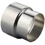 Acier inoxydable po�le tuyau r�ducteur tube connecteur chemin�e conduit doublure adaptateur - �80mm / ...