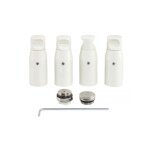 Kit 4 fixations palma spa ec ral 9016 acova 926171
