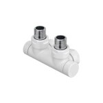 Acova - kit t blanc pack vanne d'isolement en h coudé 1 / 2' 991621 Acova - kit t blanc pack vanne d'isolement en h coudé 1 / 2' 991621