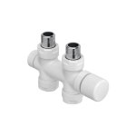 Acova - kit o robinetterie thermostatisable en h droit rversible monotube / bitube chrom 991581