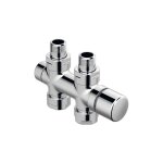 Acova - kit o robinetterie thermostatisable en h droit rversible monotube / bitube chrom 991588