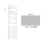 Acova - sche - serviette lectrique 750w symtrique couleur gris clair mat 0262 1353x500x65mm commande ...