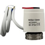 Actionneur thermique ac 230v, actionneur �lectrique normalement ferm�, filetage m30 1. 5 pour thermostat ...