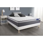 Ensemble matelas actiflex plus 140x190 ressorts ensach�s + m�moire de forme maxi �paisseur 7zones confort ...