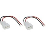 Acv - 2 adaptateurs haut - parleur compatible avec fiat opel pour tweeters