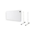 Adax - pack radiateur lectrique blanc - 1400 w - 1042x370x90mm - neo basic np14 kdt - pieds pour radiateur ...