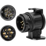 Adaptateur 13 broches vers 7 broches pour remorque prise 13 broches pour remorque de voiture - tracteur ...