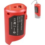 Adaptateur d'alimentation usb m12 pour batterie milwaukee m12 12 v avec port usb 2, 1 a et prise dc 12 ...