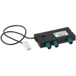 Adaptateur antenne amplifie splitter am fm - dab dab + - fakra male universel