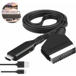 Adaptateur audio vido pritel vers hdmi pour hdtv / dvd / dcodeur / ps3 / pal / ntsc - convertisseur ...